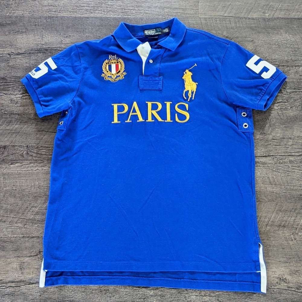 Ralph Lauren Mens Polo Custom Slim Fit Paris #3